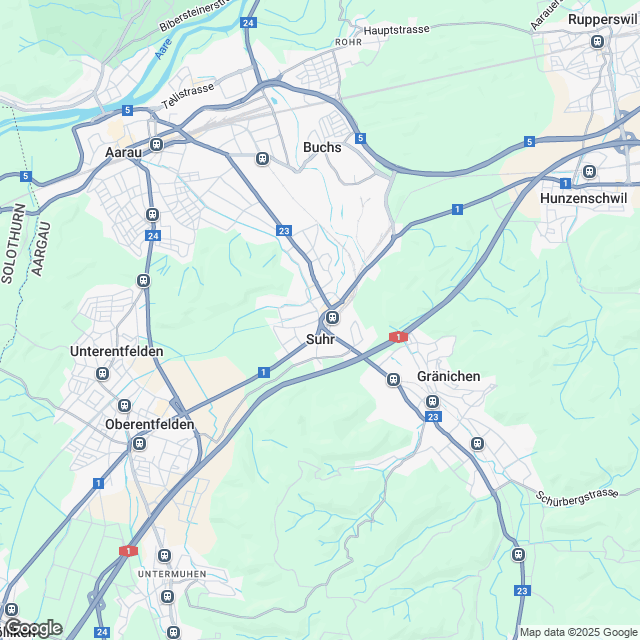 Ankündigung 2.5-Zimmer-Eigentumswohnung in Suhr - Karte