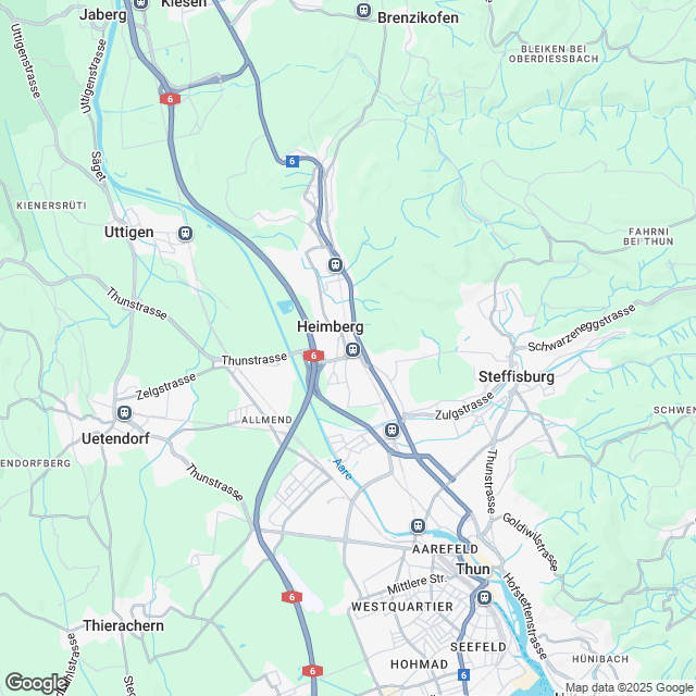 Ankündigung Erstvermietung in Heimberg - Karte