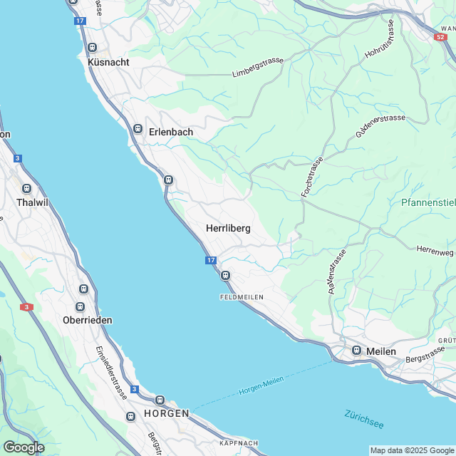 Ankündigung Eigentumswohnungen in Herrliberg - Karte