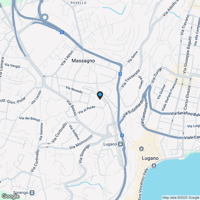 Nuovo appartamento di 3.5 locali con Roof-Top vista lago. - Karte