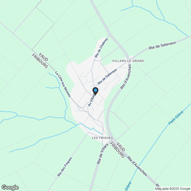 Villas familiales 4.5 pces neuves à Villars-le-Grand / VD (Villas B) - Karte
