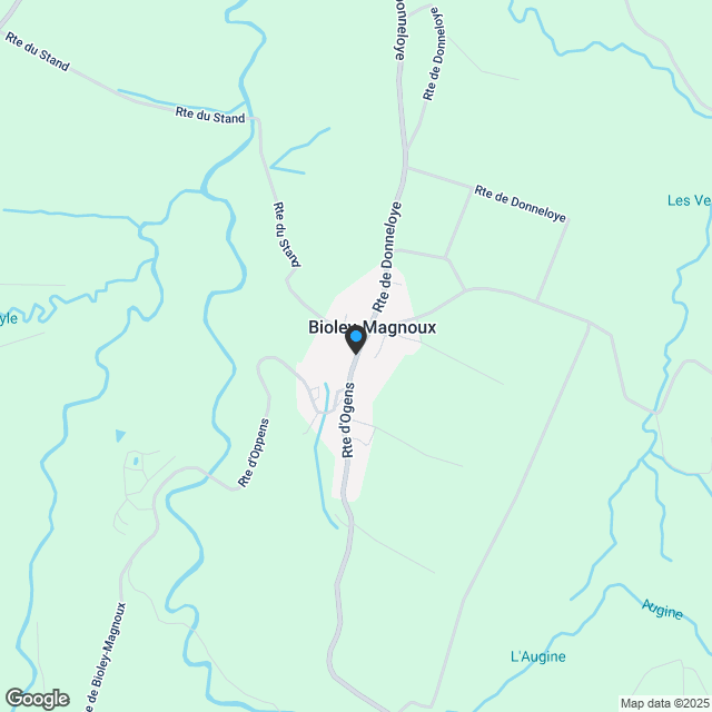 Village XVI Bioley-Magnoux - Karte
