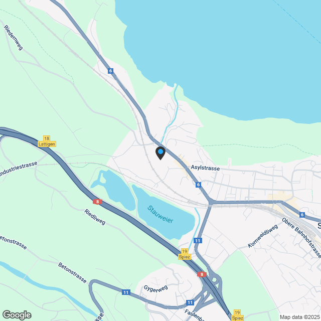 Moderne 4.5-Zimmer-Wohnung in Spiez - Karte
