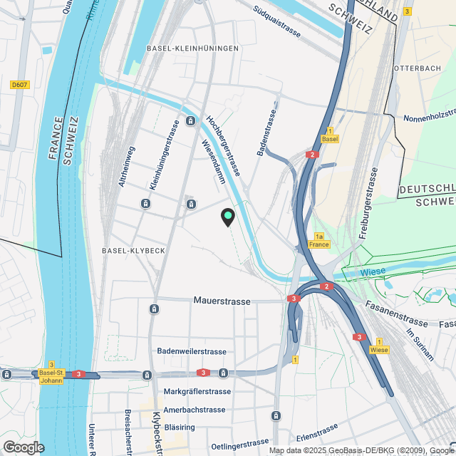 3.0 Zimmerwohnung in Basel - Karte