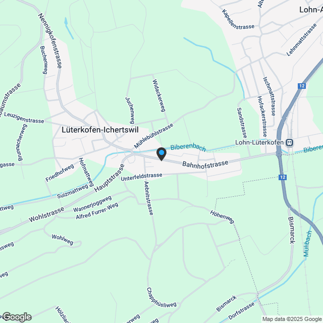 Moderne Eigentumswohnungen in Lüterkofen (SO), nahe Bern und Solothurn - Karte