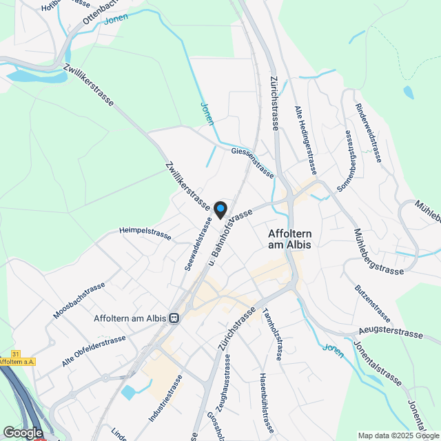 klinkerli - 4.5 Zimmer-Gartenwohnung in Affoltern am Albis - Karte