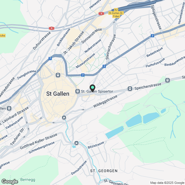 Neu renovierte 2-Zimmerwohnung im Stadtzentrum - Karte
