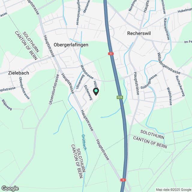 Wohnen in der steuergünstigen Gemeinde Obergerlafingen - Karte