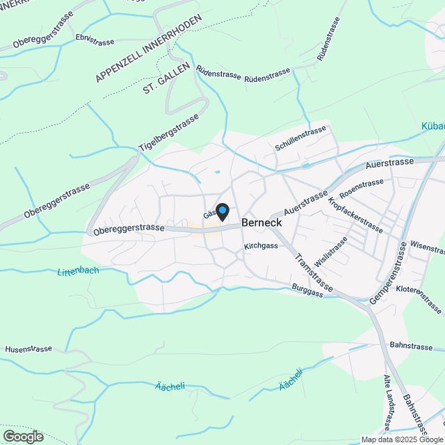 4 ½ Zimmer-Dachwohnung in Berneck kaufen - Karte