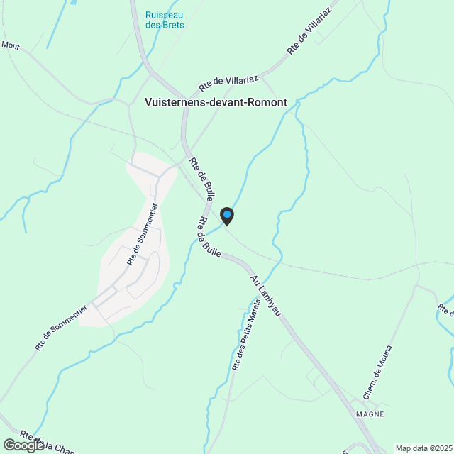 Le chantier démarre à Vuisternens-devant-Romont ! - Karte
