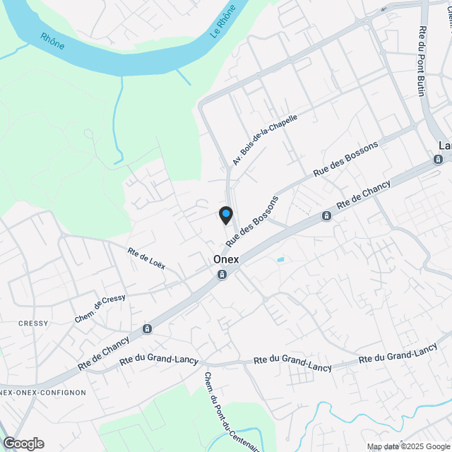 appartements de 4.5 pièces à Onex - Karte