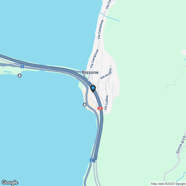 Stupendo appartamento 3.5 locali a Bissone vista lago - Karte