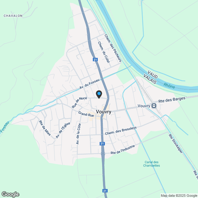 Vouvry - Appartement de 3.5 pièces - Résidence le Bourg - Lot A12 - Karte