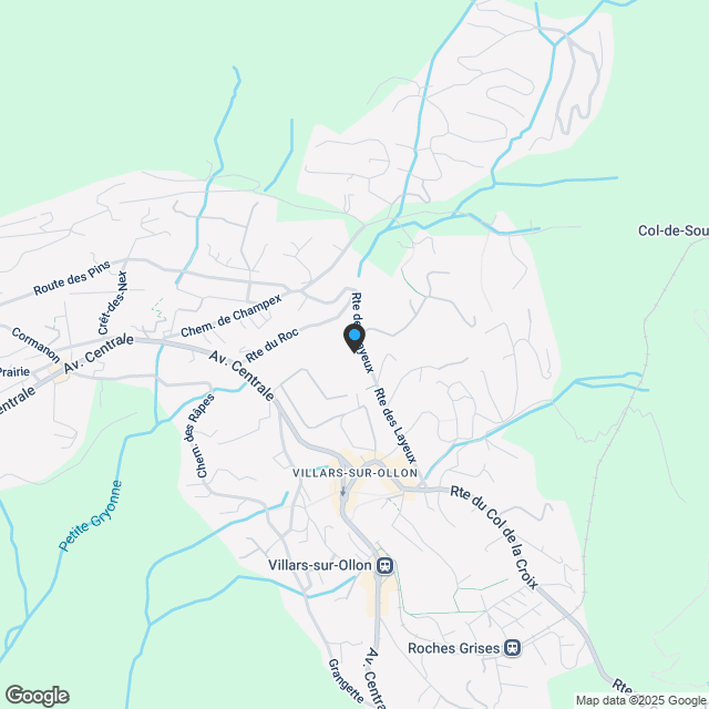 Villars/Roc d'Orsay- Nouvelle PPE "Les Résidences Bénédict - Karte