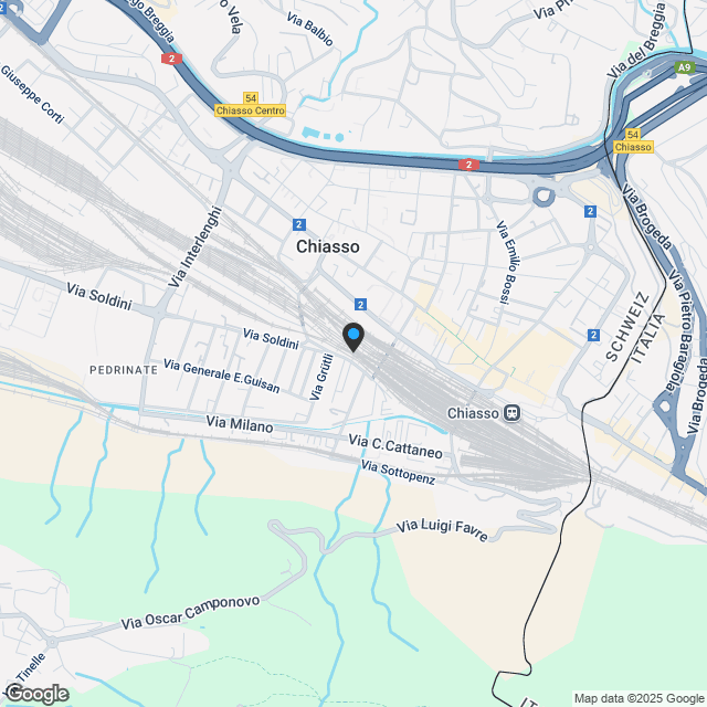 Chiasso : 2.5 locali al 1°P - Moderno con terrazzo - Karte