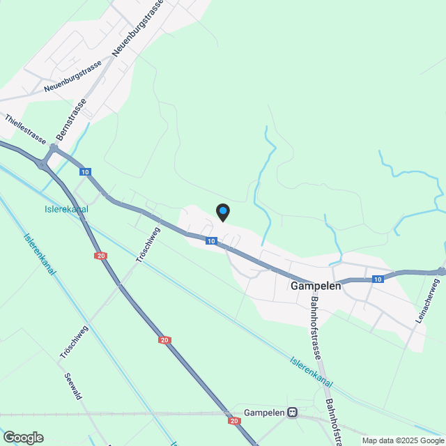 3 ½ Zimmer-Attikawohnung in Gampelen kaufen - Karte