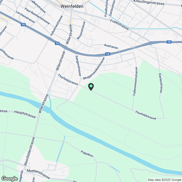 3 ½ Zimmer-Wohnung in Weinfelden mieten - Karte