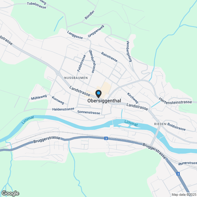 Neubauprojekt Kirchdorf AG - modernes Wohnen im Grünen - Karte
