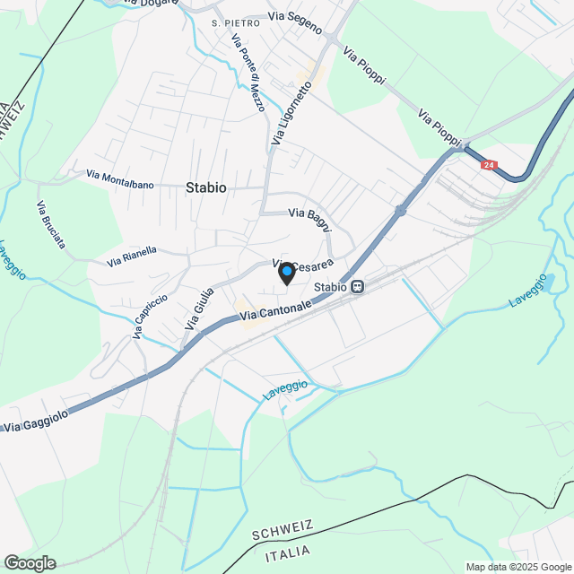 2.5 LOCALI NUOVA COSTRUZIONE / 2,5 ROOMS IN NEW CONSTRUCTION - STABIO - Karte