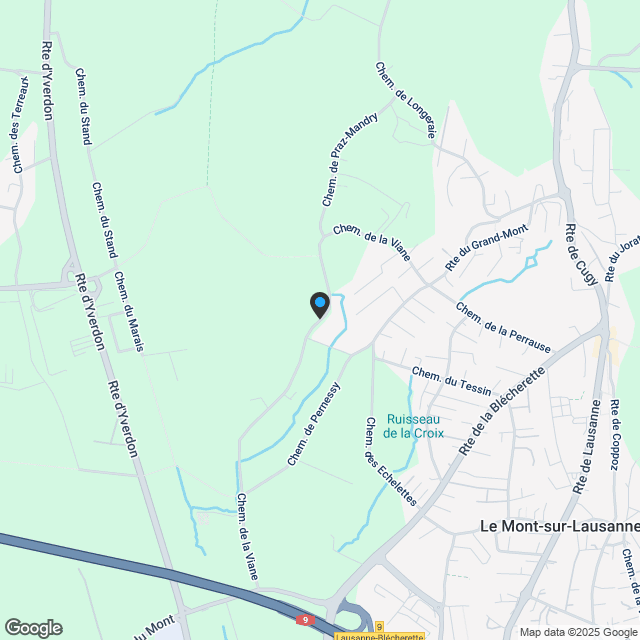 Le Mont - Attique Neuf 5.5 pièces avec Jardin Privé - Karte