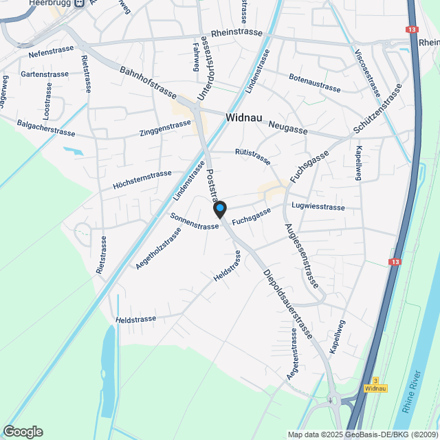 Gartengenuss in 4.5 Zimmer EG Wohnung - Karte