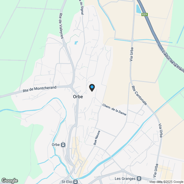 5.5-Zimmerwohnung in Orbe - Karte