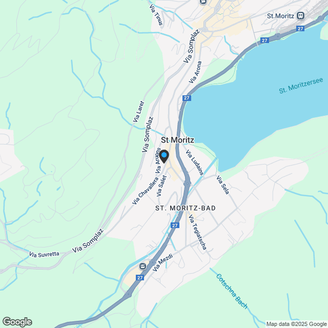 St.Moritz | Chesa Fortuna - Karte