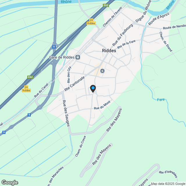 Apartment for sale, Chemin du Coteau, in Riddes, Switzerland - Karte