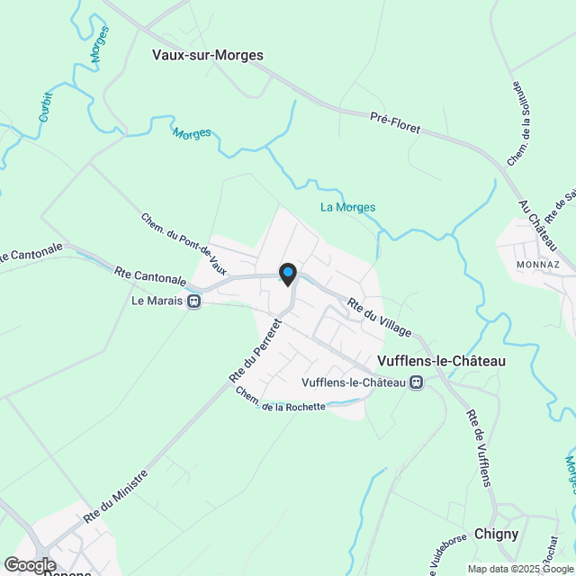 5-Zimmer Einfamilienhaus in Vufflens-le-Château - Karte