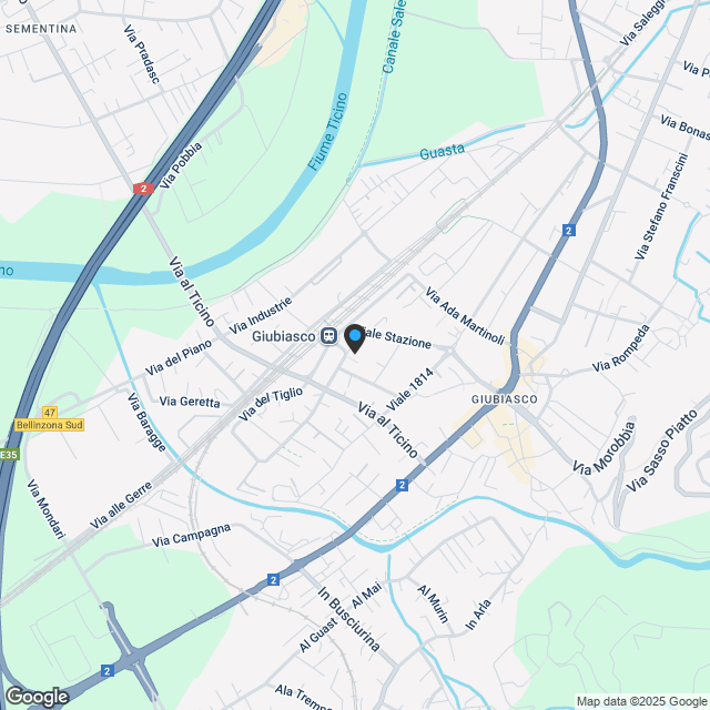 NUOVO APPARTAMENTO 3.5 LOCALI A GIUBIASCO - NEUE 3,5-ZIMMER-WOHNUNG IN GIUBIASCO - Karte