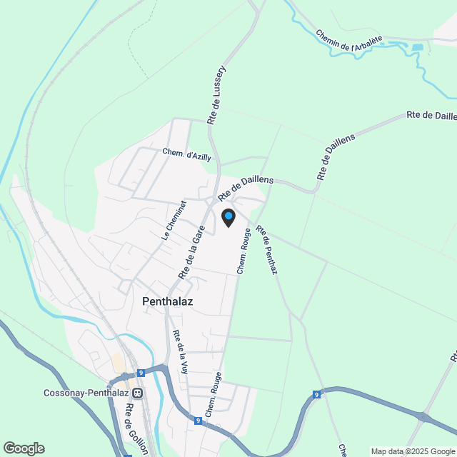 Votre havre de paix à Penthalaz - Karte