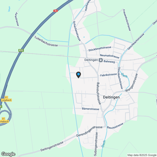 4.5 Z.-Wohnung OG, 126m2 Netto Wohnfläche, 23.5m2 gedeckter Sitzplatz - Karte