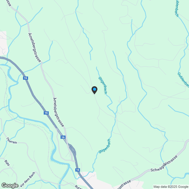Über dem Nebel, grosszügiges Einfamilienhaus mit Umschwung und Schwimmbad - Karte
