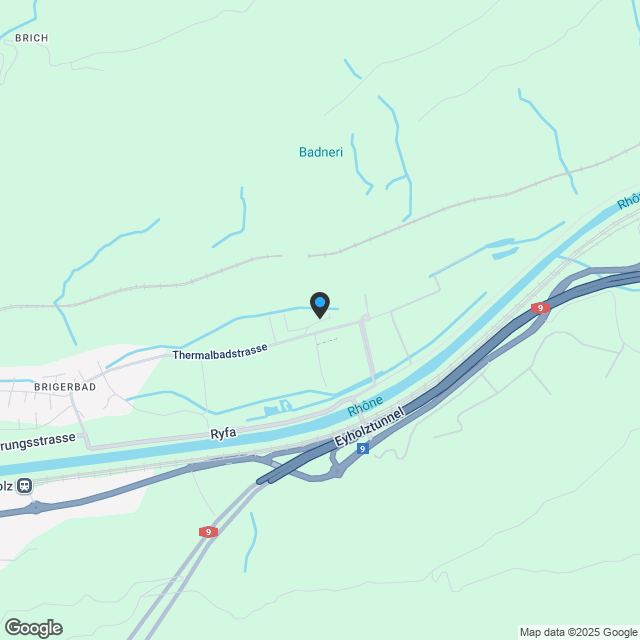 Absoluter Wohntraum (193 m2) an ruhiger und idyllischer Lage in Brigerbad - Karte