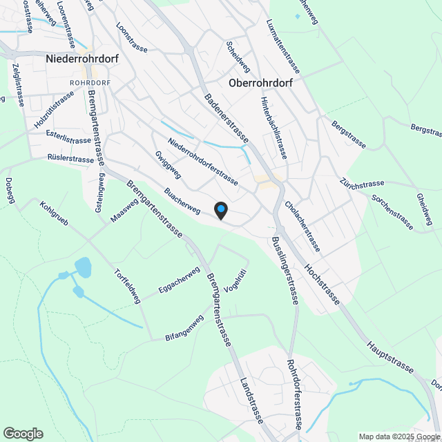 «Bänkliwiese» Oberrohrdorf - Wohnen im Dorfkern - Karte