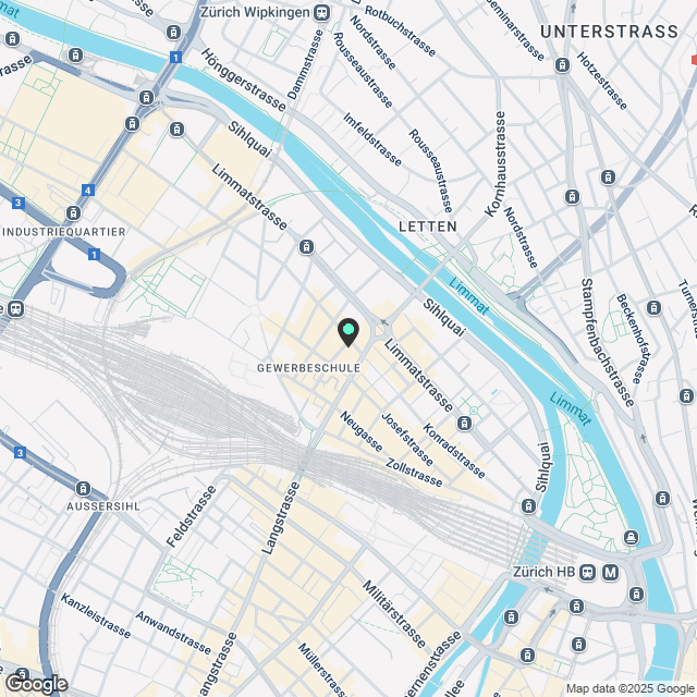 Stadtwohnung im pulsierenden Kreis 5 - Karte
