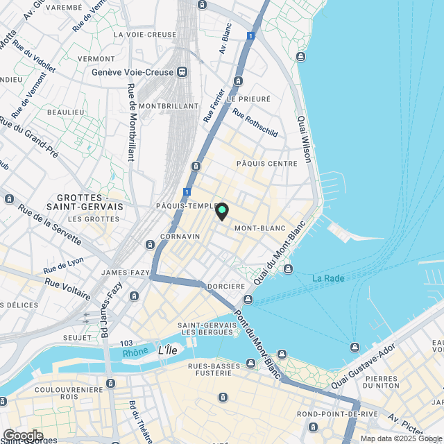 City Pop Geneva – Surville: Modern Living with Flexibility and Comfort - Karte