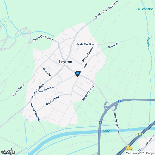4.5-Zimmerwohnung in Leytron - Karte