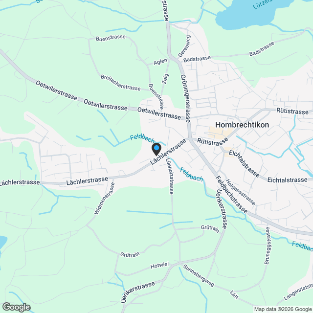 Moderne Eigentumswohnungen in Hombrechtikon - Karte