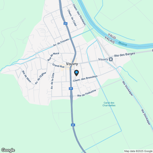 Appartements de 4.5 pièces - Vouvry - Karte