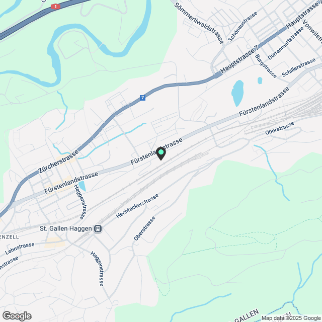 4.5-Zimmer-Wohnung in St. Gallen Bruggen - Karte