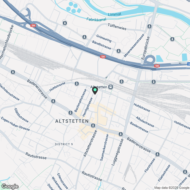 Projektankündigung: Erstvermietung Loomi, 8048 Zürich - Karte