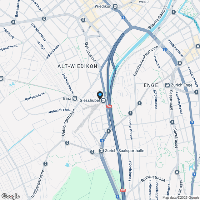 Neubauprojekt Eichstrasse Zürich Kompakt und stilvoll wohnen - Karte