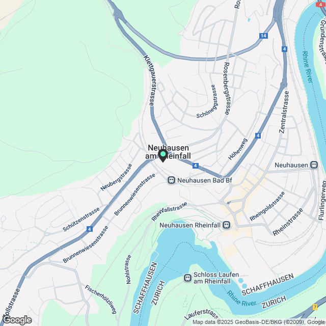 Lebensqualität am Rhein - Karte