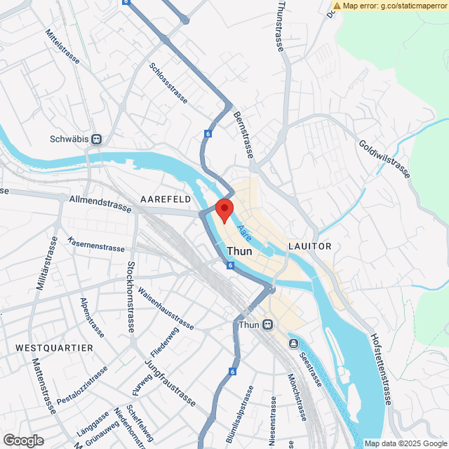 2 ½ Zimmer-Wohnung in Thun mieten - Karte
