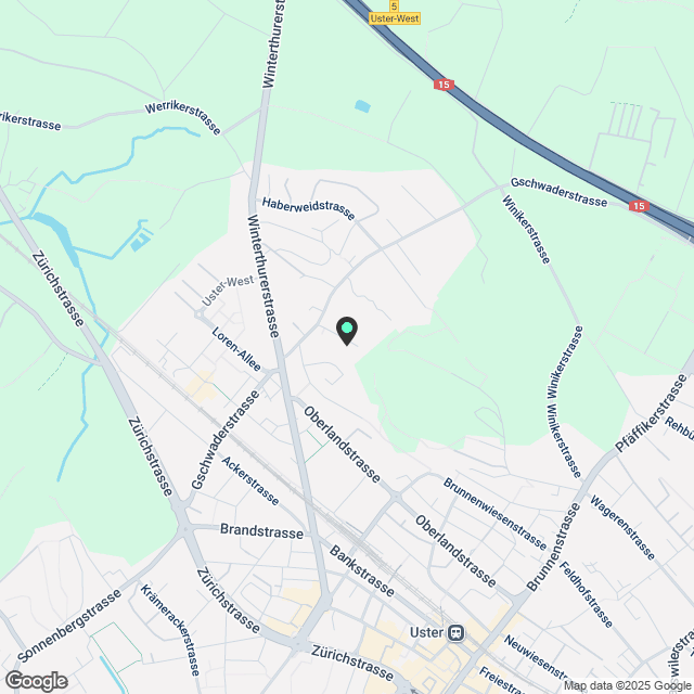 Erstvermietung Ambra in Uster - Karte