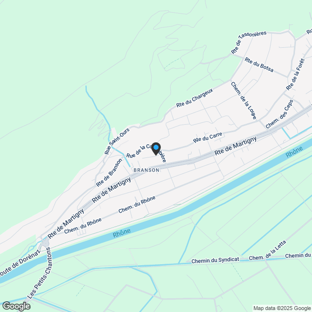 Villas les Ruches, Fully - Villa B - Karte