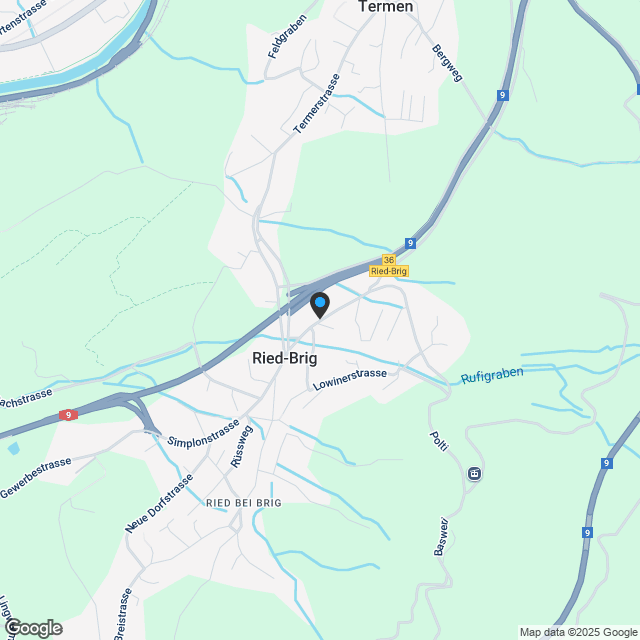 3 ½ Zimmer-Wohnung in Ried-Brig kaufen - Karte