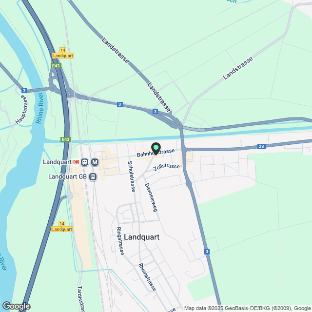 3 ½ Zimmer-Wohnung in Landquart mieten - Karte