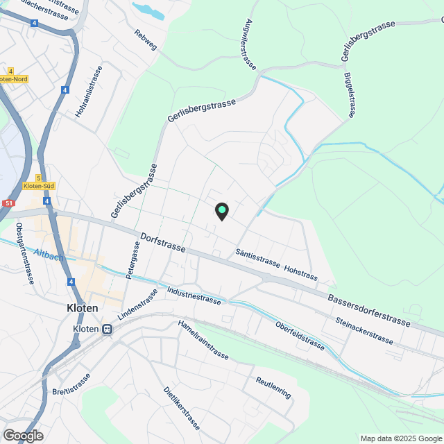 Schöne Kloten 3.5 ZW mit Keller und W/T. Nah z. Markt, über Blueground - Karte
